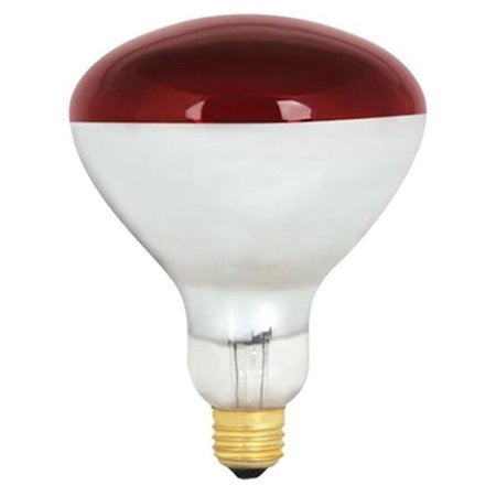 HAPPYLIGHT 250R40-R 250W Heat Lamp; Red HA135253